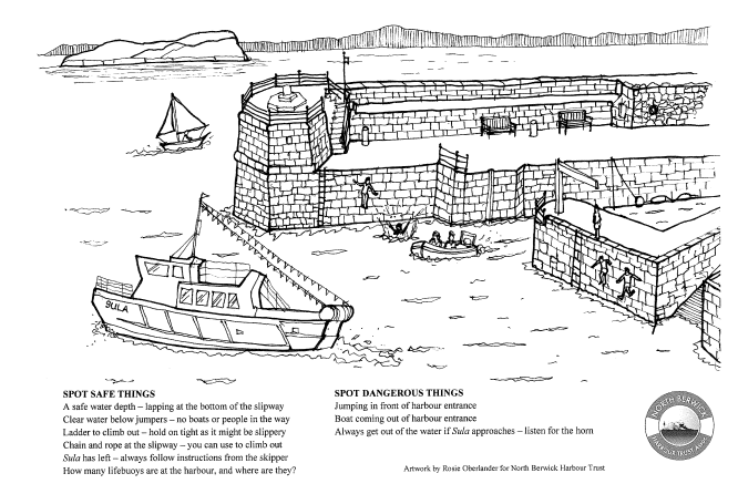 Harbour Colouring Sheet